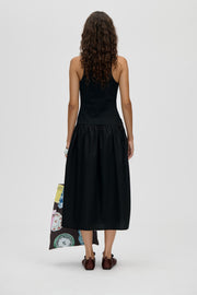 Stine Goya Casual Tank Midi Dress Dress Black