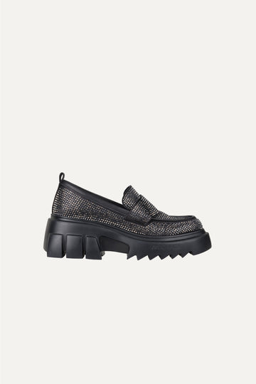 Stine Goya Crystalized Loafer Footwear Black