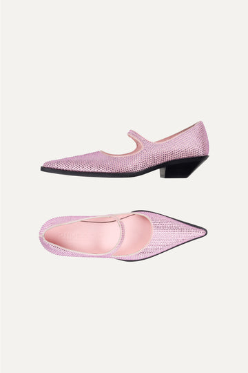 Stine Goya Crystalized Mary Jane Footwear Pink