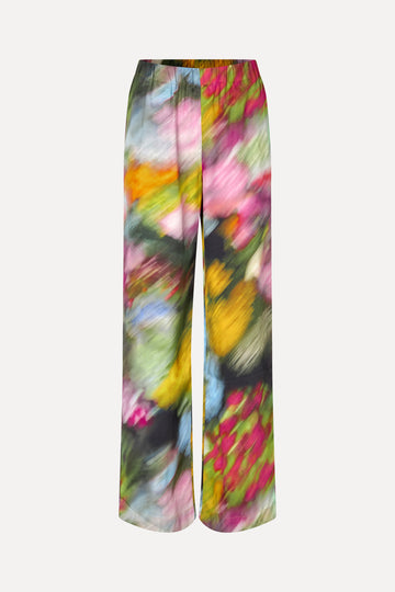 Stine Goya Elasticated Long Pants Pants Liquid Floral