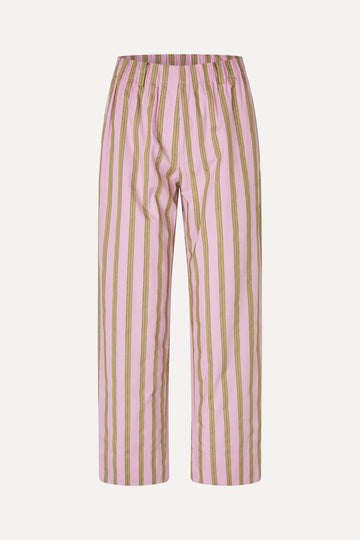 Stine Goya Elasticated Straight Pants Pants Wallpaper Stripes