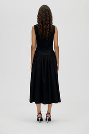 Stine Goya Embroidered Midi Dress Dress Broderie Anglaise
