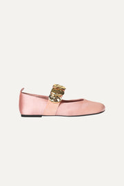 Stine Goya Ergo Stone Strap Ballerina Footwear Pink Nectar