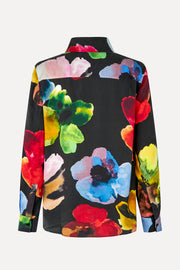 Stine Goya Long Sleeve Shirt Top Watercolor Bloom