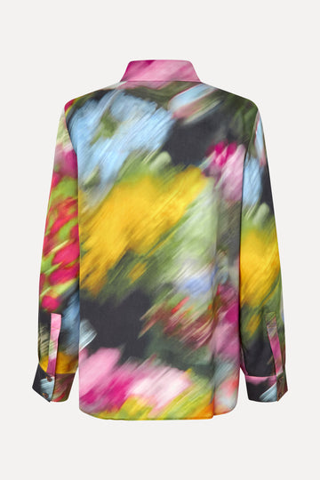 Stine Goya Long Sleeve Shirt Top Liquid Floral