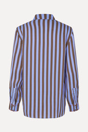 Stine Goya Long Sleeve Shirt Top Embroidery Stripe