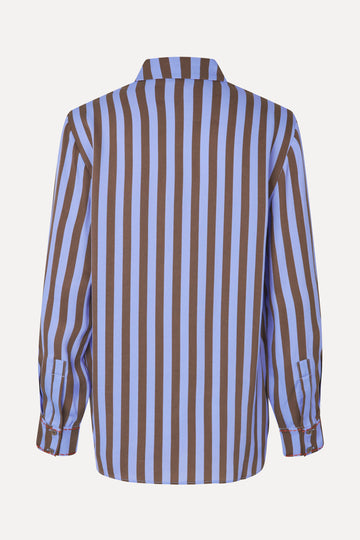 Stine Goya Long Sleeve Shirt Top Embroidery Stripe