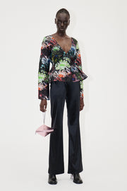 Stine Goya Nathalie Blouse Top Glitter Bloom