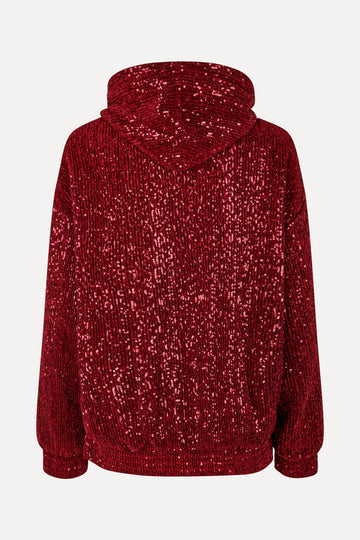 Stine Goya Oversize Hoodie Top Bordeaux