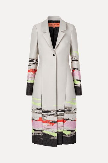 Stine Goya SGAneta Coat Coat Abstract Strokes