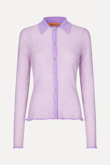Stine Goya SGBobbi Cardigan Knit Lavender