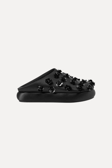 Stine Goya SGSeoul Mules Footwear Black 3D Flowers