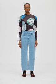 Stine Goya SG Belt Loop Ankle Pants Pants Denim Blue