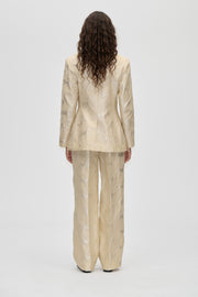 Stine Goya Tailored Long Pants Pants Porcelain Cream