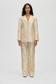Stine Goya Tailored Long Pants Pants Porcelain Cream
