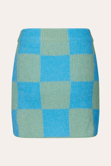 Stine Goya Andria Knit Skirt Knit 1607 Aqua