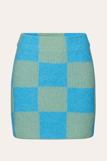Stine Goya Andria Knit Skirt Knit 1607 Aqua
