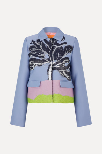 Stine Goya Boxy Straight Jacket Coat Tree