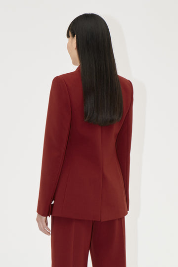Stine Goya Classic Fit Blazer Jacket Bordeaux