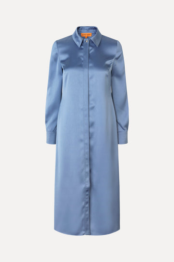 Stine Goya Collared Midi Dress Dress Infinity Blue