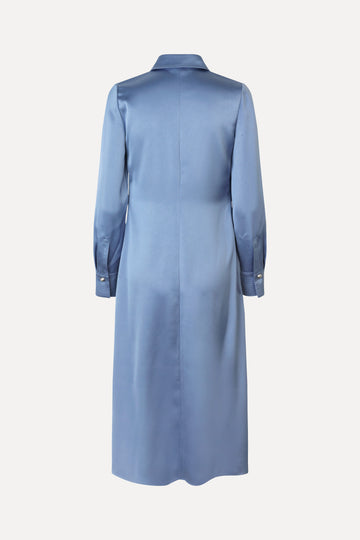 Stine Goya Collared Midi Dress Dress Infinity Blue