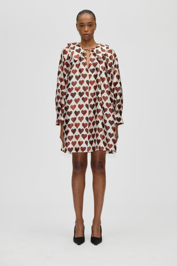 Stine Goya Collared Voluminous Dress Dress Hearts