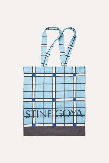 Stine Goya Cotton Tote Accessories Window Check