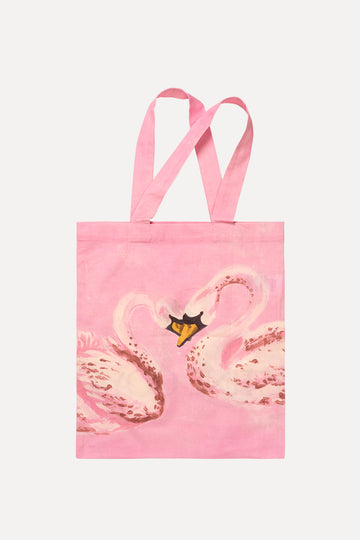 Stine Goya Cotton Tote Accessories Swans