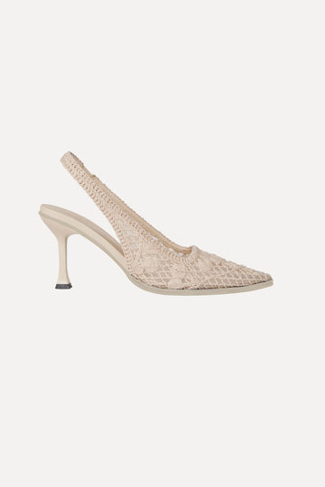 Stine Goya Crochet Mesh Sling Back Footwear Cherries