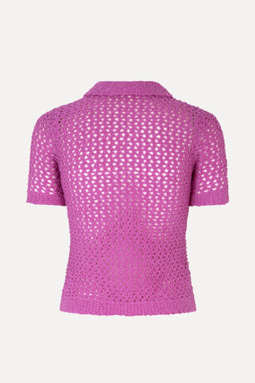 Stine Goya Darcy Top Knit Fuschia