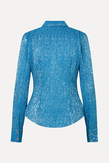 Stine Goya Daya Shirt Top 4094 Hydrangea