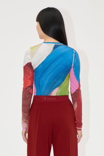 Stine Goya Elastic Long Sleeve Top Top Hands