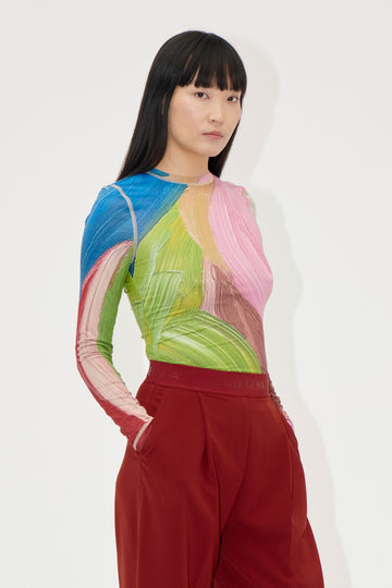 Stine Goya Elastic Long Sleeve Top Top Hands