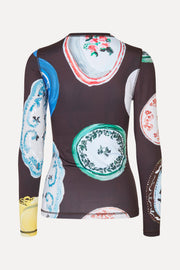 Stine Goya Elastic Long Sleeve Top Top The Platera