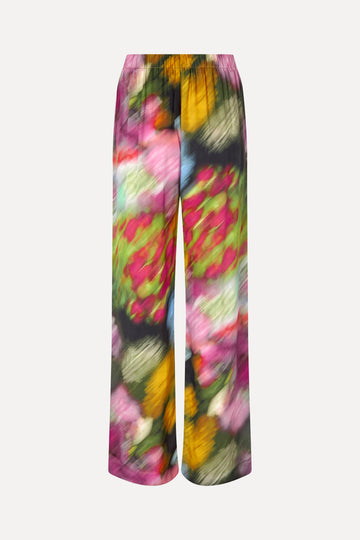 Stine Goya Elasticated Long Pants Pants Liquid Floral