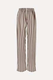 Stine Goya Elasticated Long Pants Pants Ivory Stripes