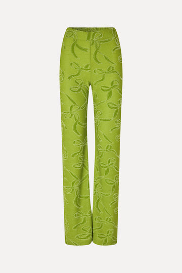 Stine Goya Elasticated Straight Long Pants Pants Ribbons