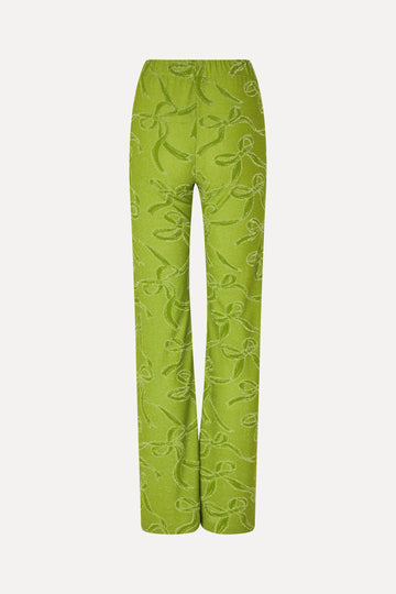 Stine Goya Elasticated Straight Long Pants Pants Ribbons