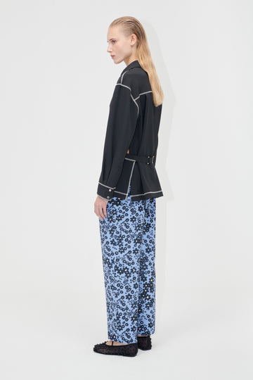 Stine Goya Elasticated Straight Pants Pants Night Ditzy Floral / Day Ditzy Floral