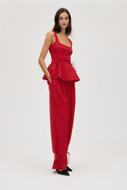 Stine Goya Elevated Pleat Pants Pants Ruby Red