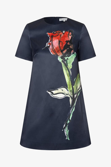 Stine Goya Flare Short Sleeve Mini Dress Dress The Rose