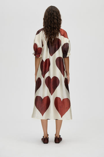 Stine Goya Front Placket Long Dress Dress Hearts