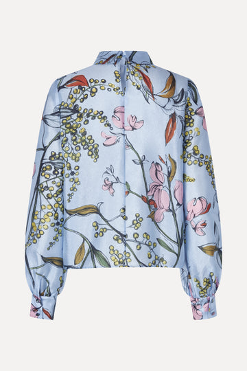 Stine Goya Gathered Long Sleeve Top Top Spring Mimosa