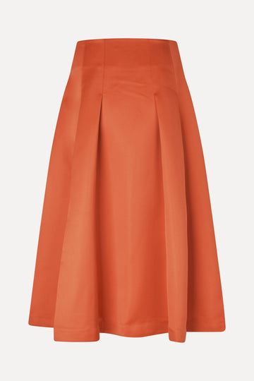 Stine Goya High Volume Midi Skirt Skirt Mecca Orange