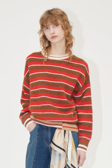 Stine Goya Hybrid Stripe Sweater Knit Hybrid Stripe