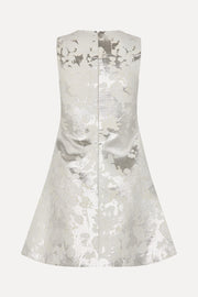 Stine Goya Kick Pleat Mini Dress Dress Lurex Garden