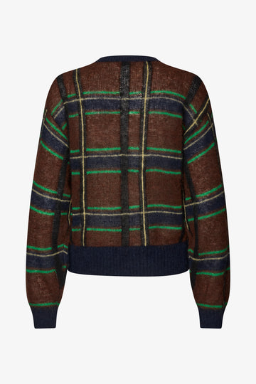 Stine Goya Long Sleeve Crewneck Knit Knit Crosschecks