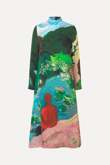 Stine Goya Long Sleeve Midi Dress Dress Summer House