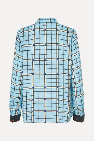 Stine Goya Long Sleeve Shirt Top Window Check