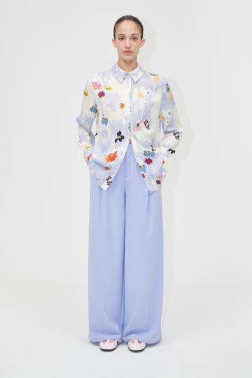 Stine Goya Long Sleeve Shirt Top Skyfall Flowers
